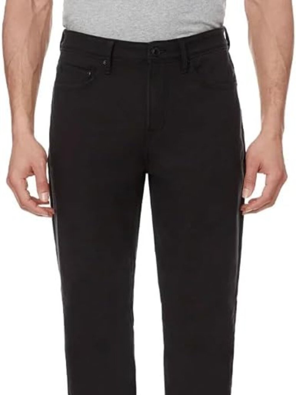 NWT Men's CAT Caterpillar Fleece Lined Canvas Pant, Black, Size 38x30